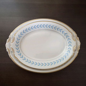 시라쿠스 블루로렐 오발 접시2장(35.5cm 31cm)