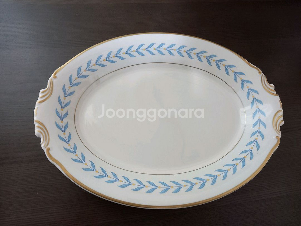 시라쿠스 블루로렐 오발 접시2장(35.5cm 31cm)--7