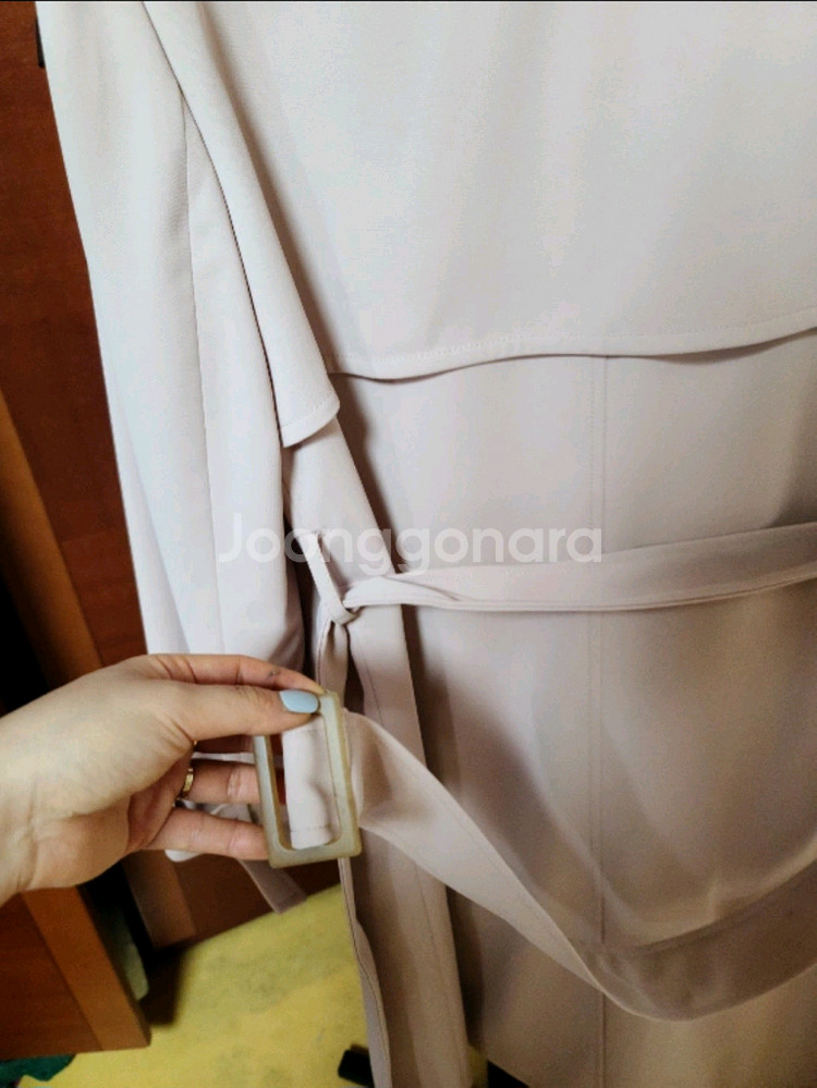 쉬즈미스 핑크 트렌치 코트 66--6