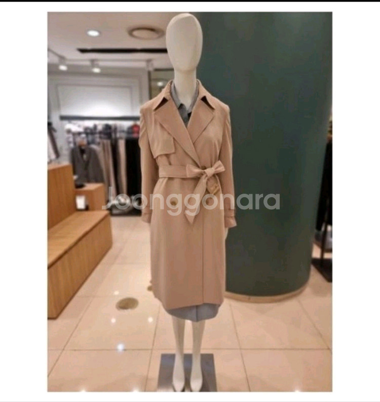 쉬즈미스 핑크 트렌치 코트 66--9