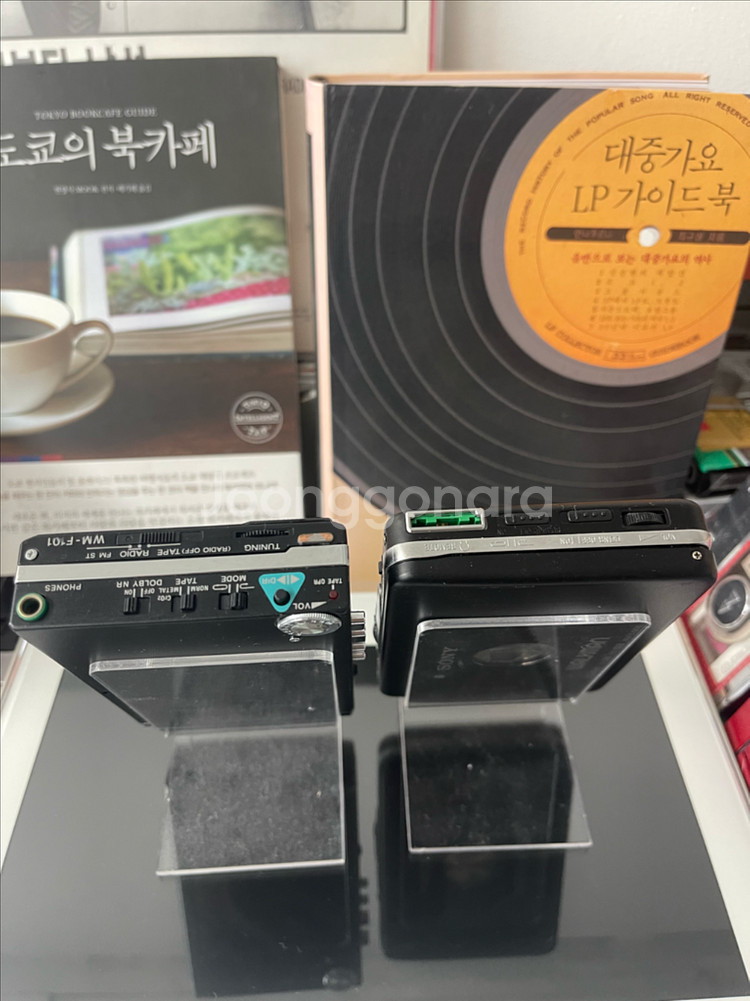 워크맨 정크품2대:소니F101+EX808--4