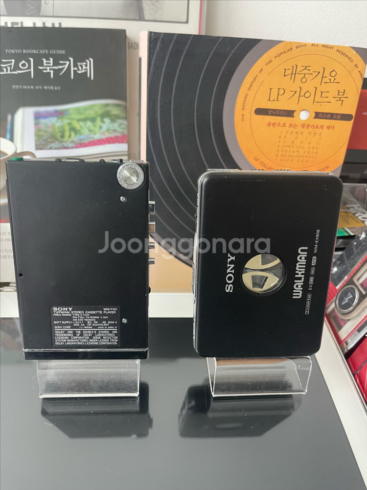 워크맨 정크품2대:소니F101+EX808--6