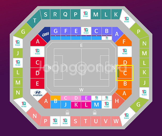 (10/10) 한국 vs 브라질 2등석 B 2연석 명당--0