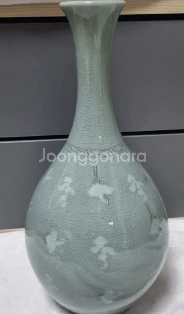 (로또행운)조경 조경수 청자도자기 1점 소장가치 택포--1