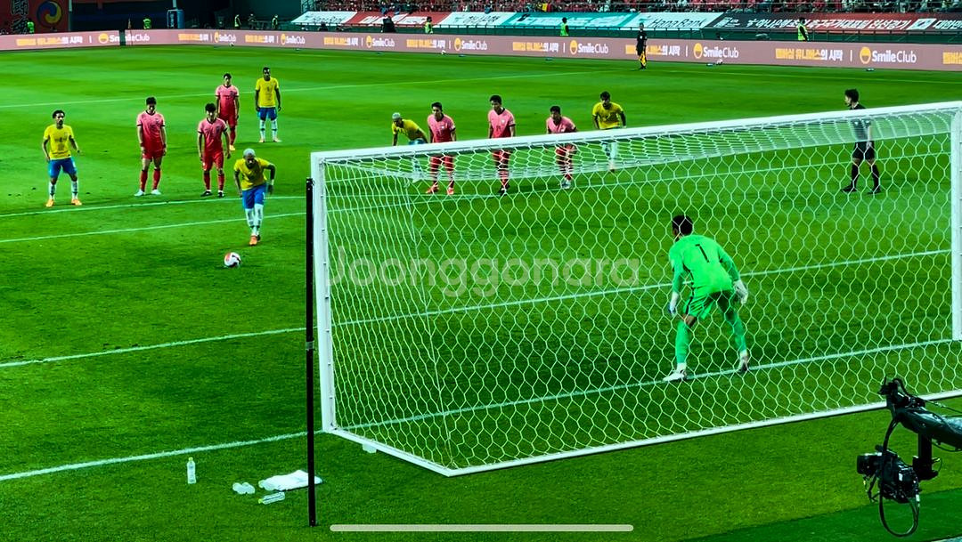 (10/10) 한국 vs 브라질 2등석 B 2연석 명당--3