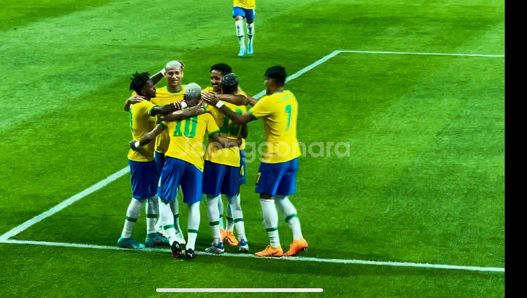 (10/10) 한국 vs 브라질 2등석 B 2연석 명당--2