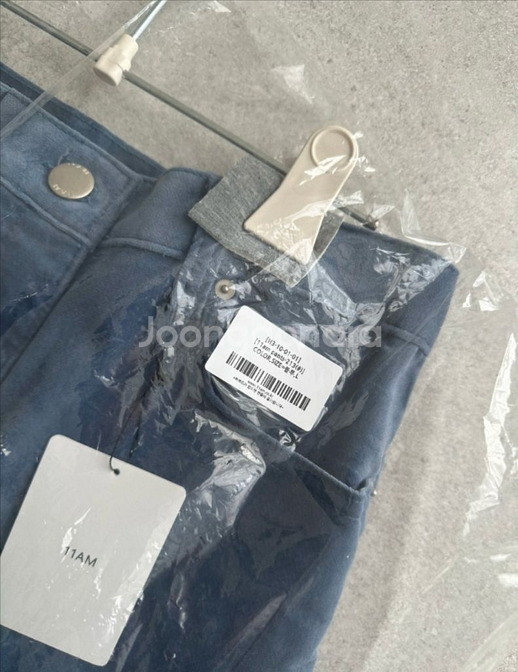 새상품 11am pants-213 블루 L사이즈--6