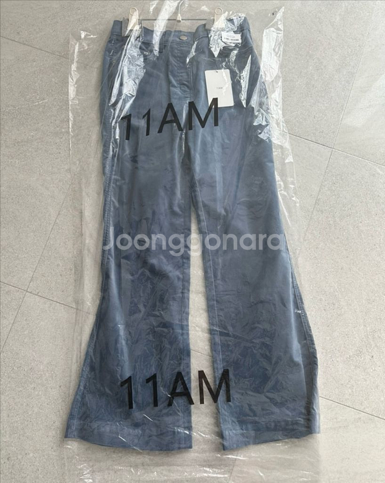 새상품 11am pants-213 블루 L사이즈--4
