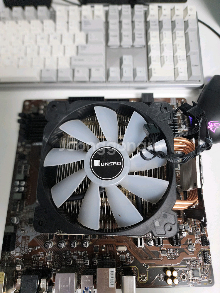 메인보드 + CPU + 쿨러--0