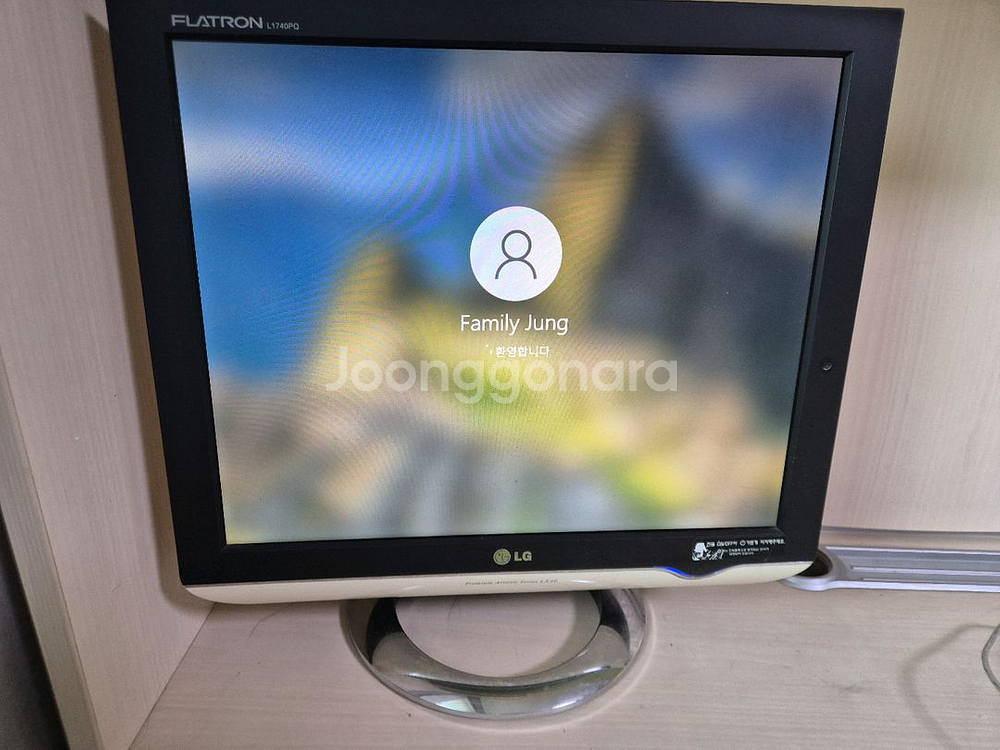 LG FLATRON L1740BQ 모니터--0