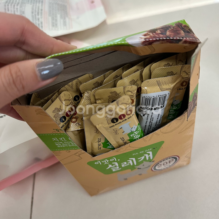 강아지 간식) 덴탈브레드 미니 강아지껌+설레개 18개--5