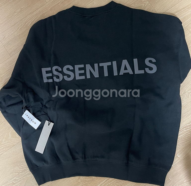 피오갓 Essentials 리플렉티브 맨투맨 새제품 S--3