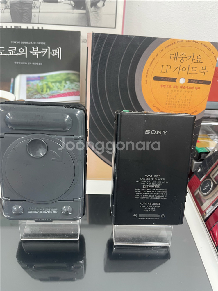 워크맨 정크품2대:소니F52+607--5