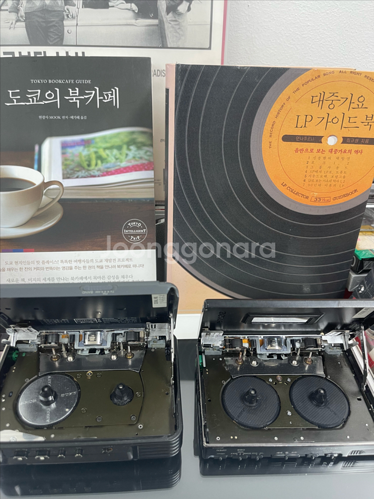 워크맨 정크품2대:소니F52+607--6