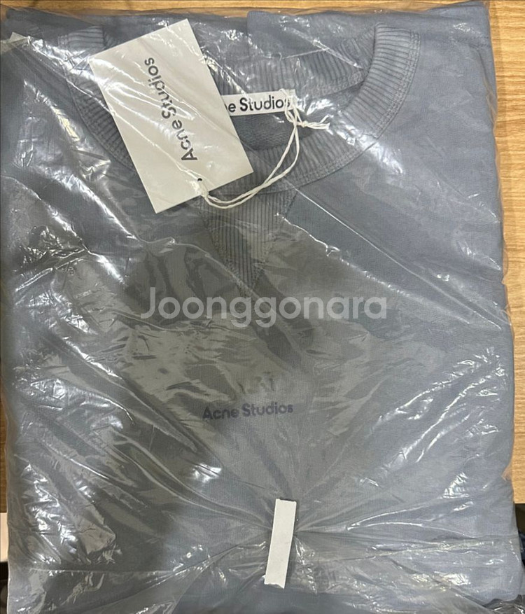 아크네 스튜디오 스탬프 로고 스웨트셔츠 스틸그레이 XL--1