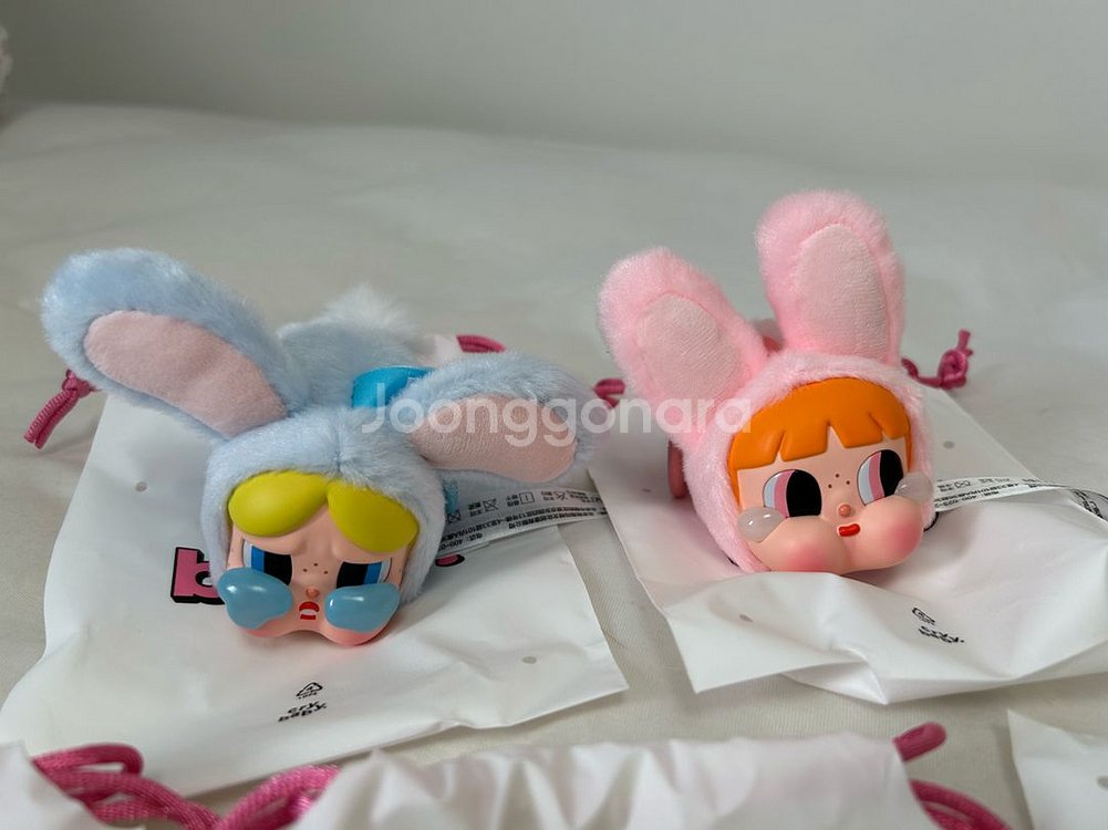 팝마트 크라이베이비 파워퍼프걸 토끼블로섬,토끼버블--1