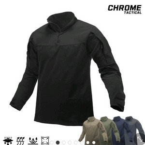 크롬택티컬 컴뱃셔츠 블랙 S(95) 택포 25,000