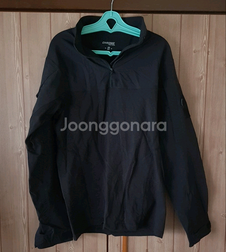 크롬택티컬 컴뱃셔츠 블랙 S(95) 택포 25,000--2