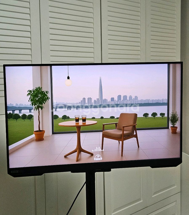 삼성 오디세이 32인치 4k 게이밍 모니터+삼텐바이--5