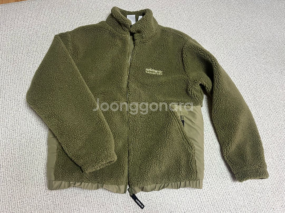 아디다스 플리스 카키색--0