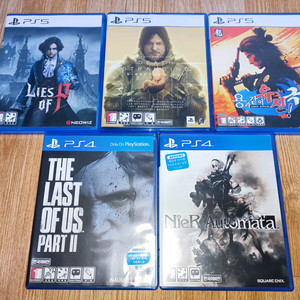 PS4/PS5 중고 게임 시디 팝니다.