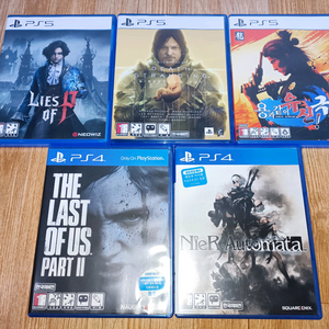 PS4/PS5 중고 게임 시디 팝니다.
