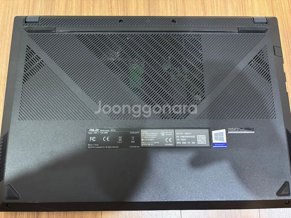 ASUS X571G 노트북 i7 GTX1650--2