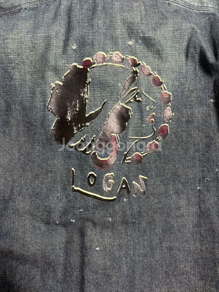 올드조 old joe 데님 셔츠--3