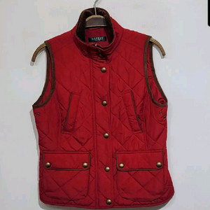 (S) 랄프로렌 폴로 패딩조끼 퀼팅 베스트 누빔 집업