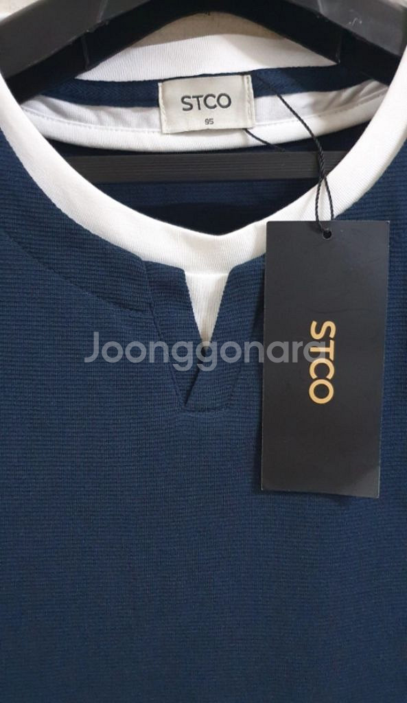 처분)새상품 STCO 레이어드 반팔 티셔츠 95--3