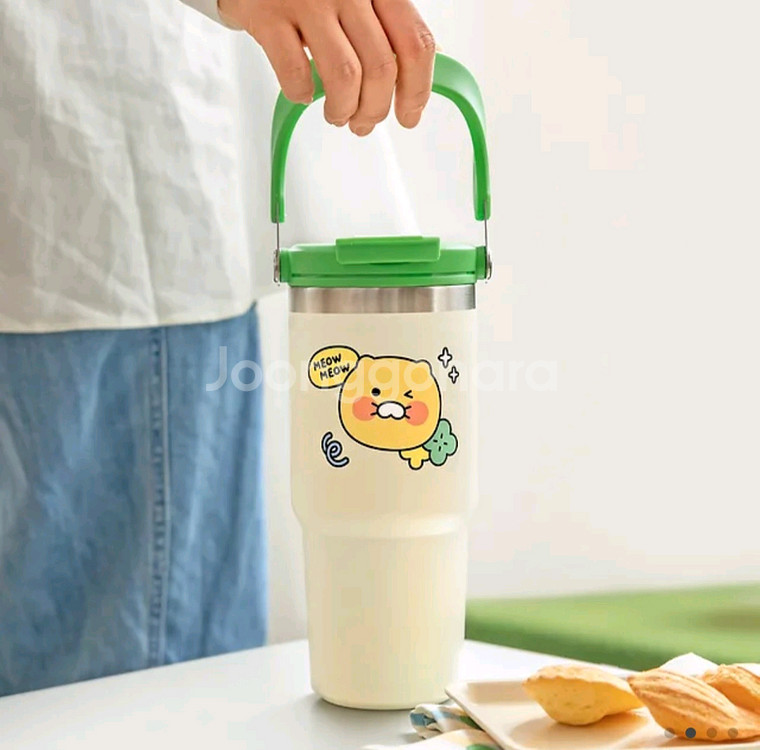 카카오프렌즈춘식이스윔핸들텀블러--0
