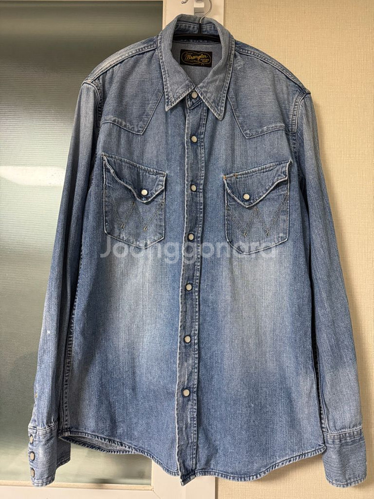 랭글러 웨스턴 데님 셔츠 wrangler--0