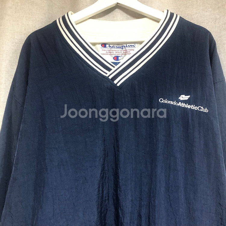 챔피온 네이비 풀오버 웜업 L--1