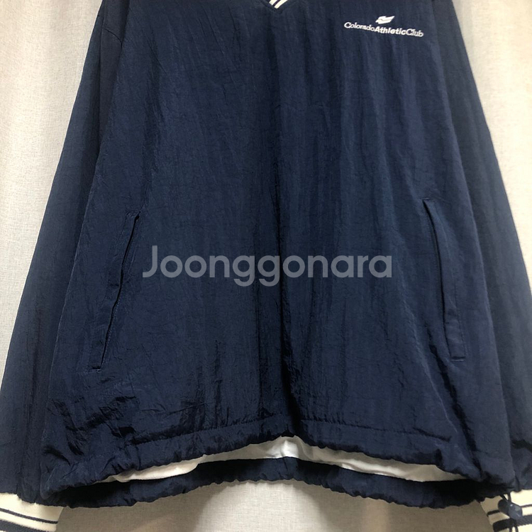 챔피온 네이비 풀오버 웜업 L--4