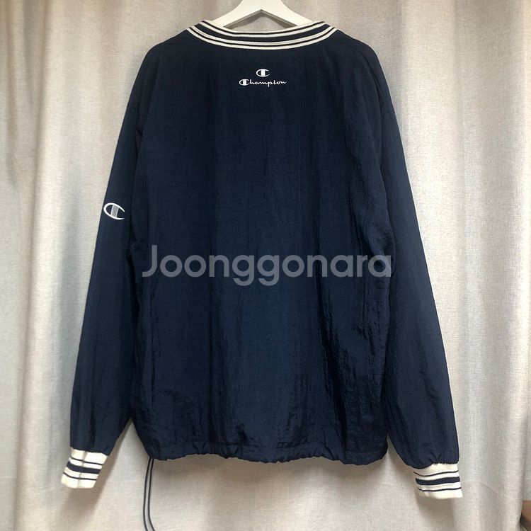 챔피온 네이비 풀오버 웜업 L--5