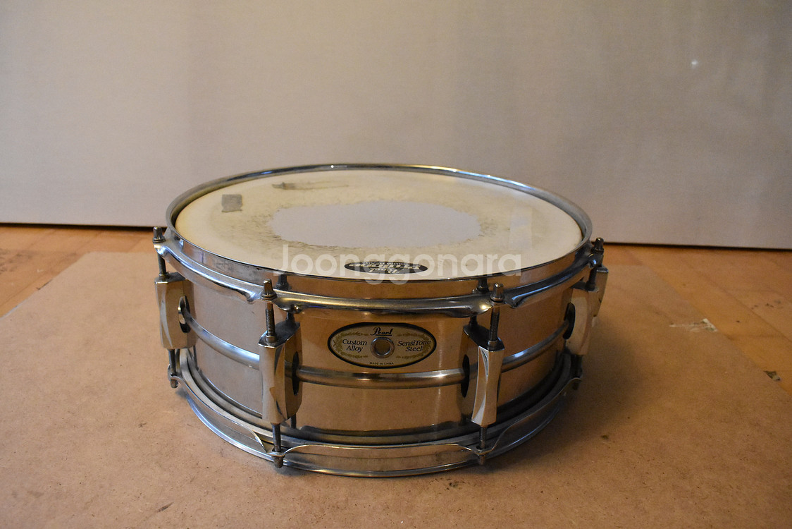 PEARL 커스텀 알로이 스네어 STEEL 14"--1