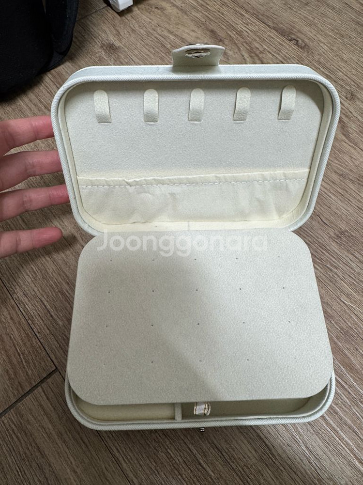 보석함, 악세사리 보관함 골드펄화이트 색상--6