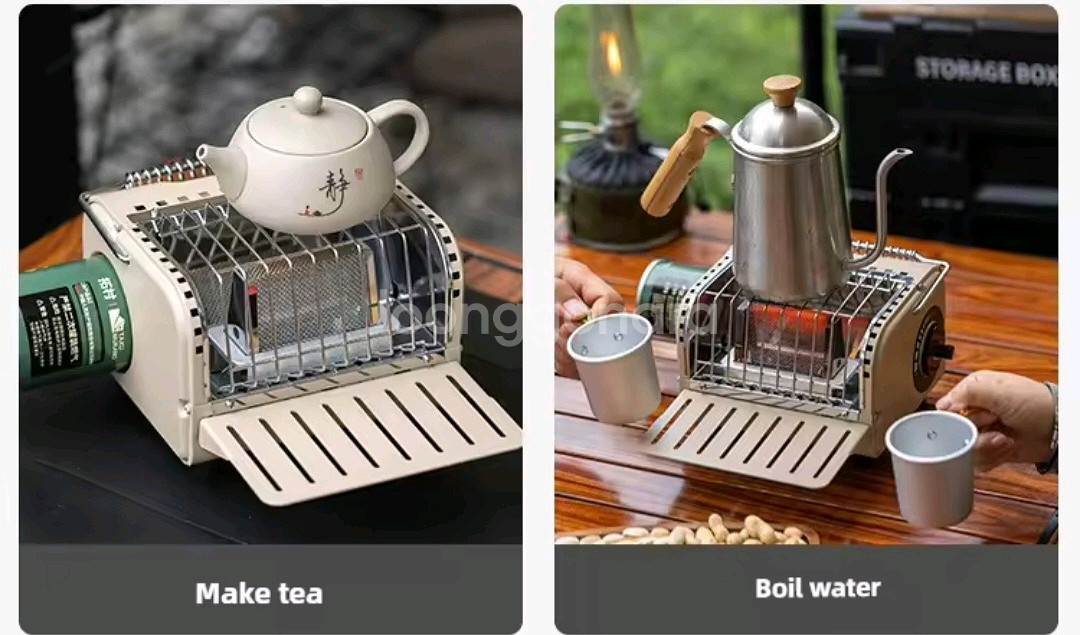 캠핑, 낚시용 부탄가스 난로(새상품)--4