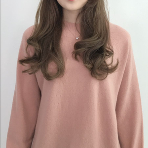 메리노 울캐시 홀가먼트 반목니트 D핑크 (M)새상품