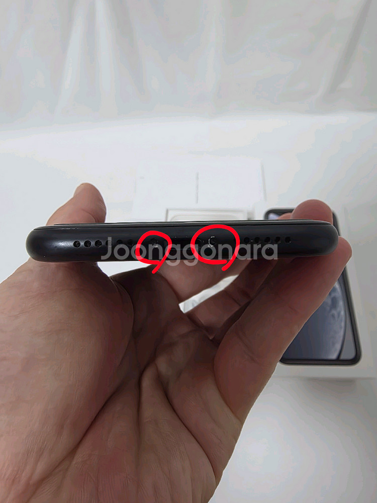 아이폰 XR 128기가 블랙 풀박스 / 생활기스 외 상--6