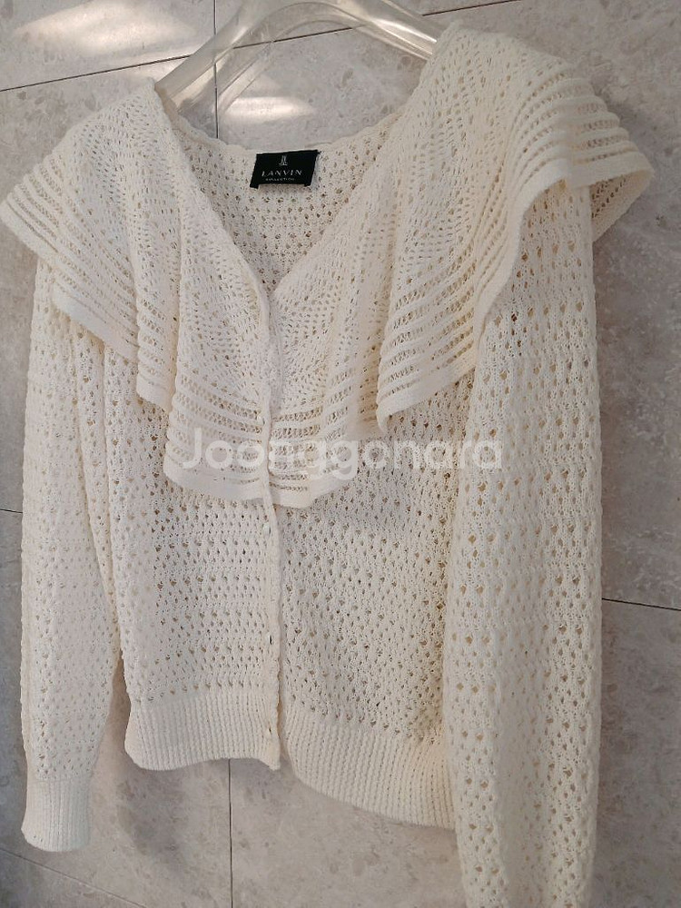 랑방 크로쉐 프릴가디건(최저가할인)--3