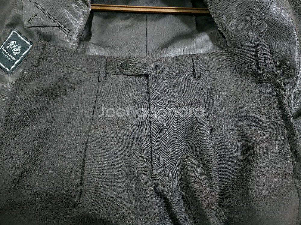 소버린 다크브라운 모헤어 수트--6