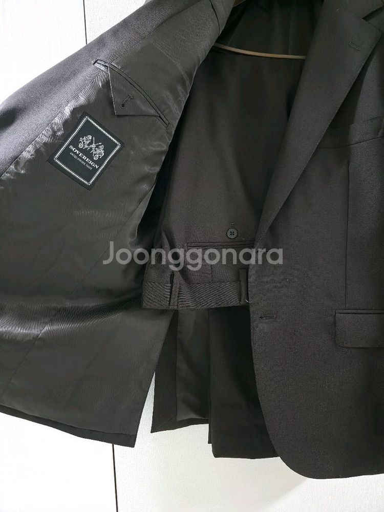 소버린 다크브라운 모헤어 수트--5