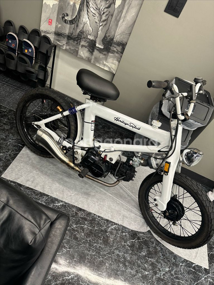 언더본 커스텀 오토바이--0