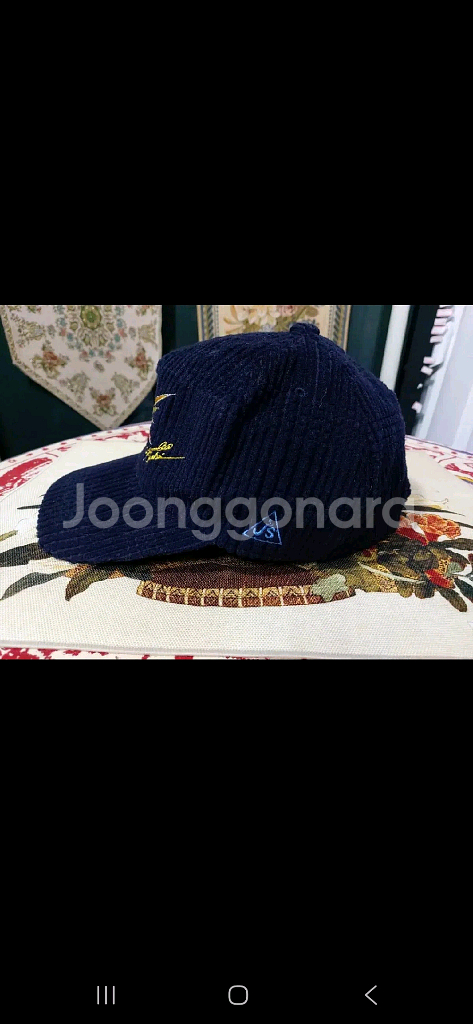 L 브리지스톤 코듀로이 골덴 모자--1