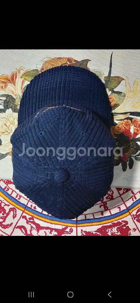 L 브리지스톤 코듀로이 골덴 모자--4
