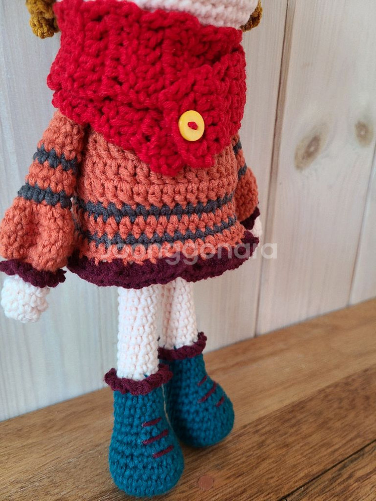 뽀글머리 소녀 핸드메이드 인형 (계좌거래)--2