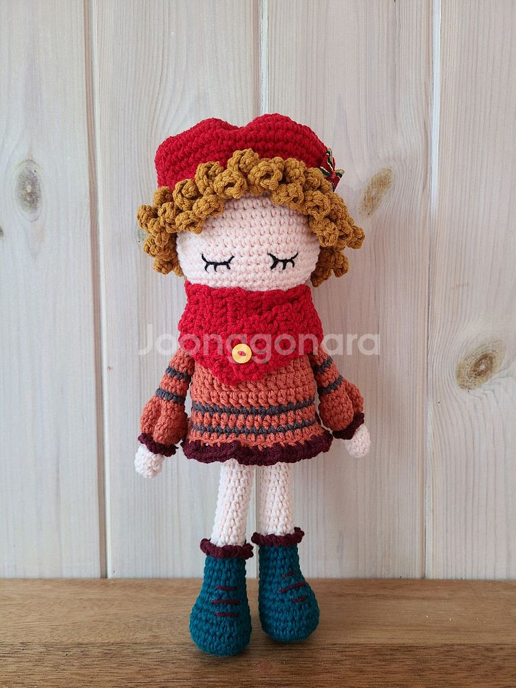 뽀글머리 소녀 핸드메이드 인형 (계좌거래)--0