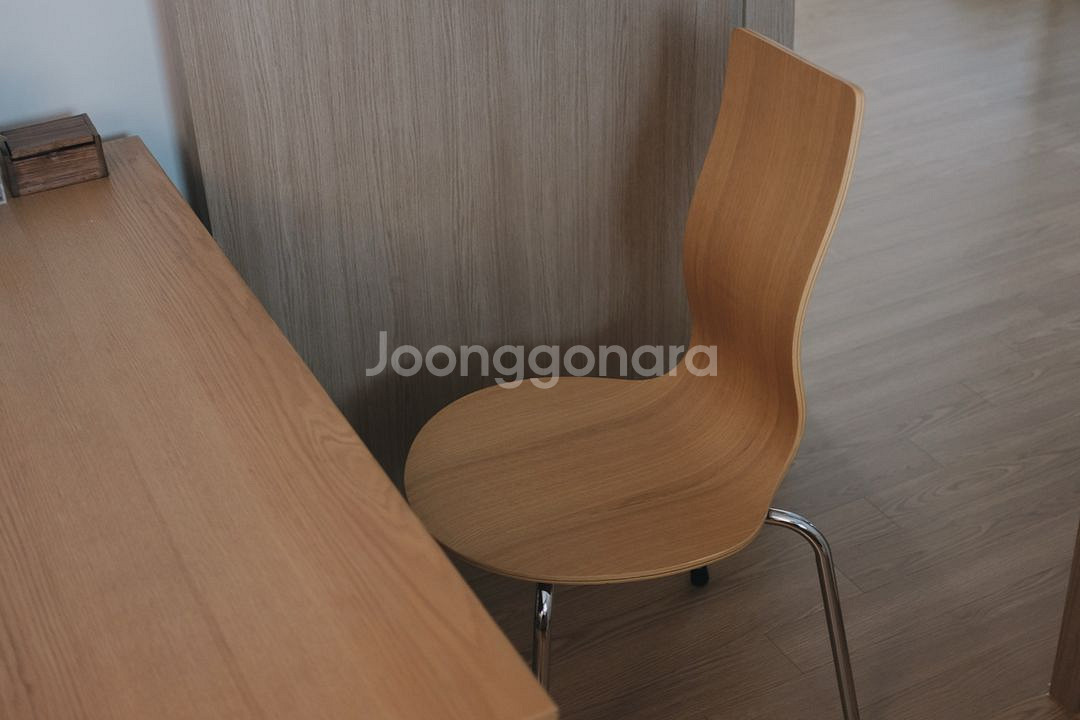 무인양품 떡갈나무 다이닝 체어--1