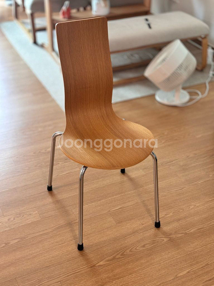 무인양품 떡갈나무 다이닝 체어--0